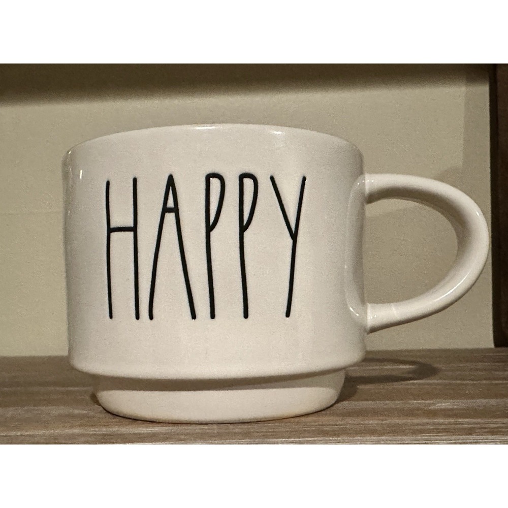 Rae Dunn By Magenta Artisan "Happy" Easter Eggs Ceramic Mug-Great Condition!